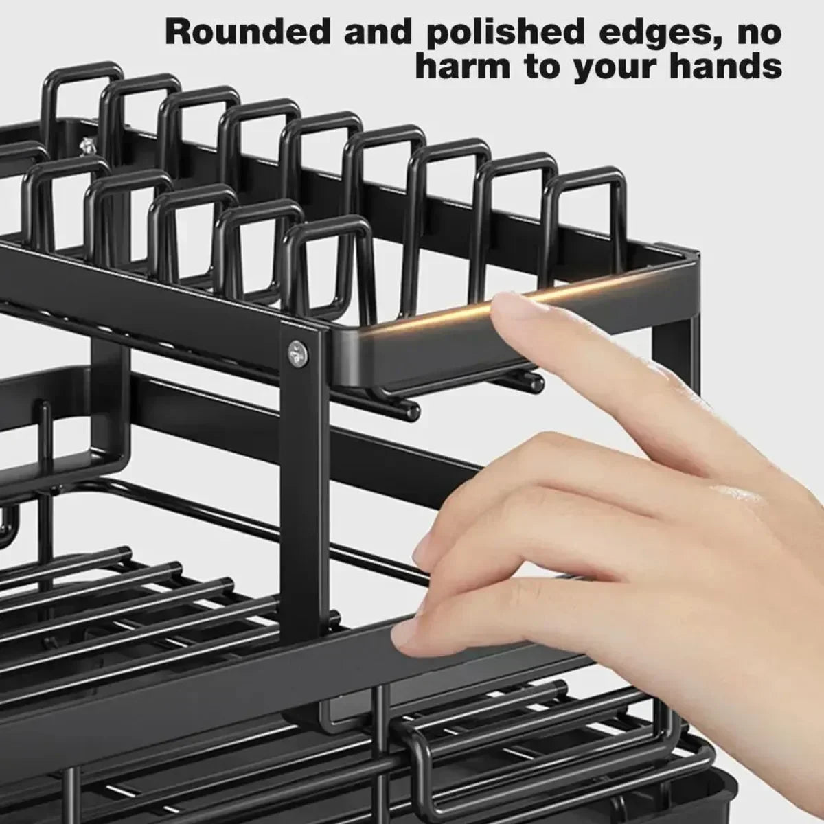 2025 Bowl Rack - 2 Tier Dish Drainer Storage Adjustable Space Saving Kitchen Utensil Organizer for Plates Cups Cutlery popular