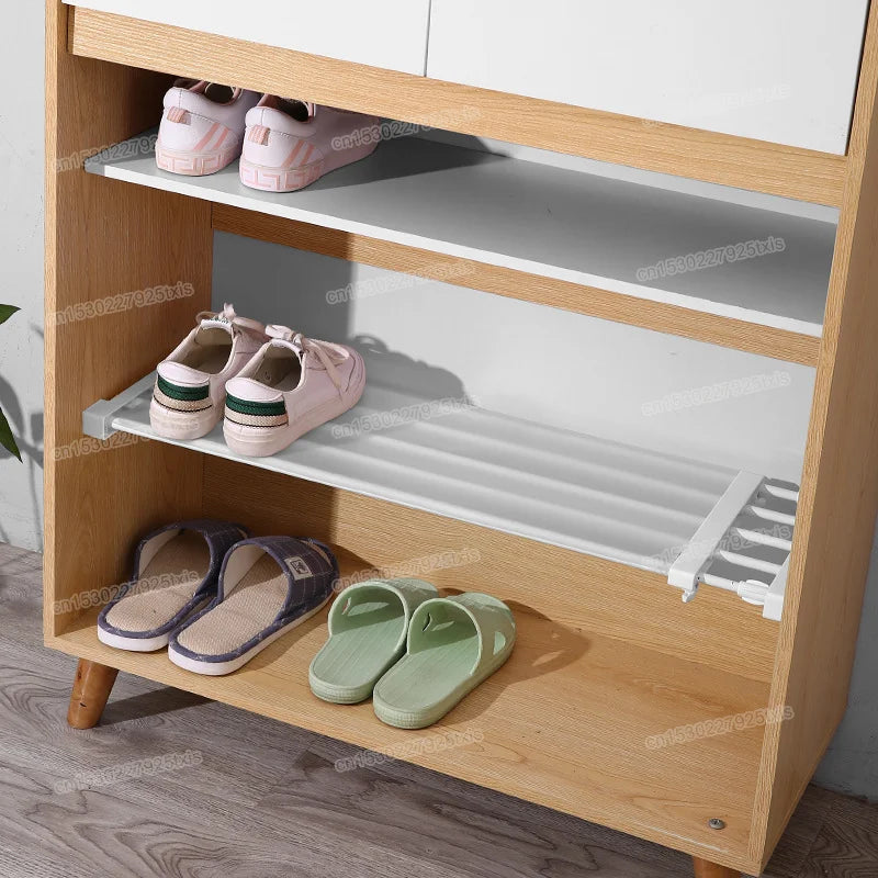 Adjustable Wardrobe Storage Shelf Space Saving Organizer for Kitchen Bathroom Wall Mounted Storage Rack Home Organizer